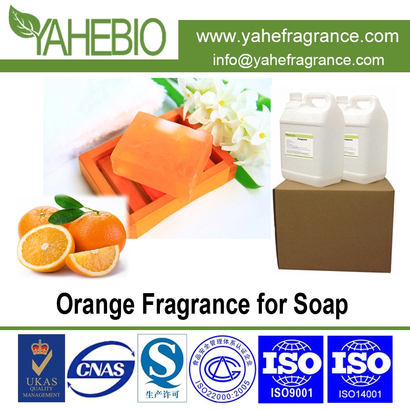 Oranje geur voor zeep