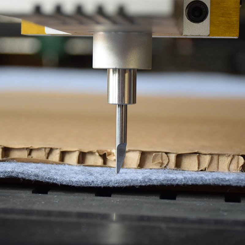 CNC vibrerende messen snijmachine voor lederen papier