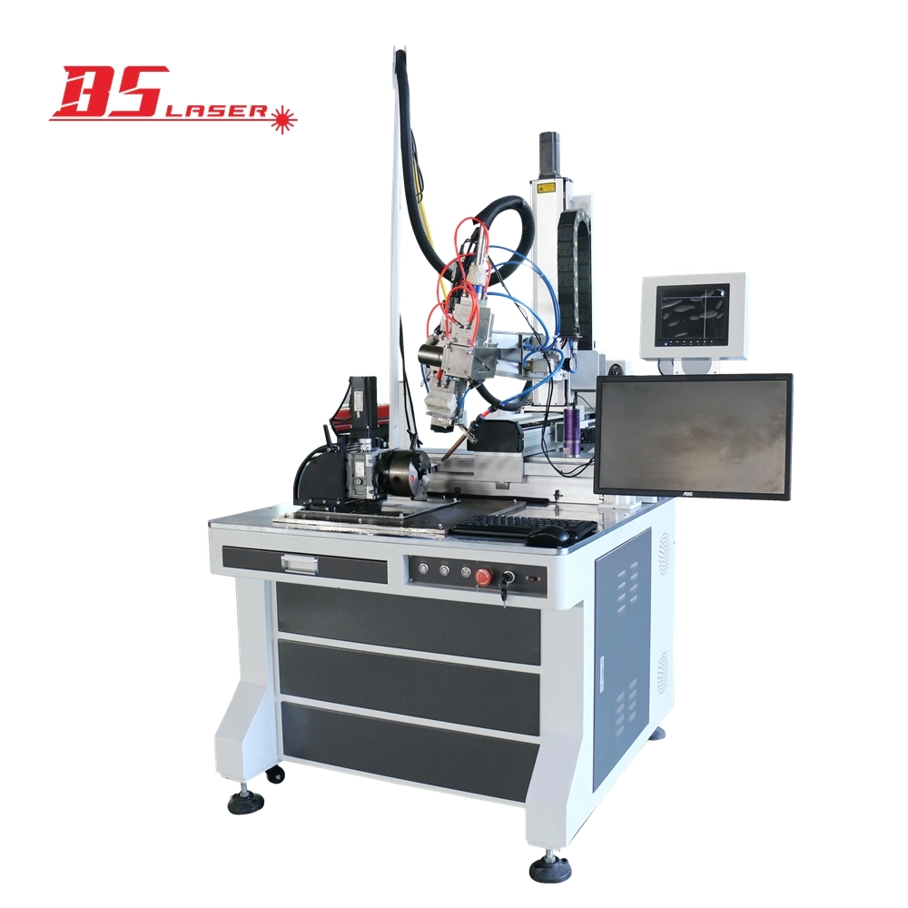 4-6 Axis Automatische Desktop Fiber Laser Lasmachine voor Precisie Metalen Onderdelen