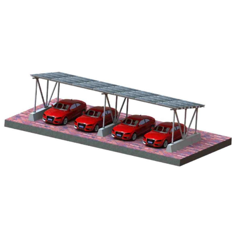 Aluminium zonne-carport montagesysteem