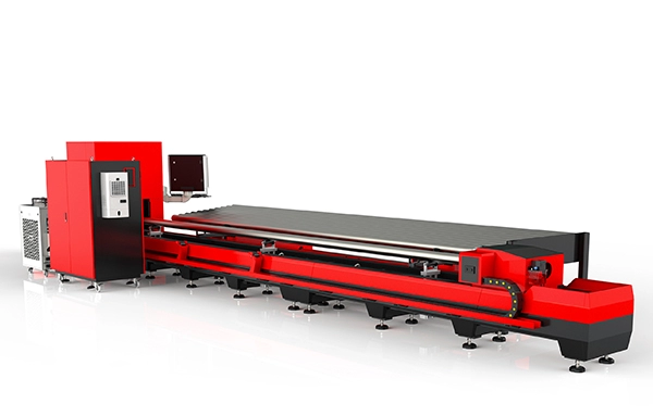 Grote diameter metalen buis lasersnijmachine 6 meter lengte buisvormige producten