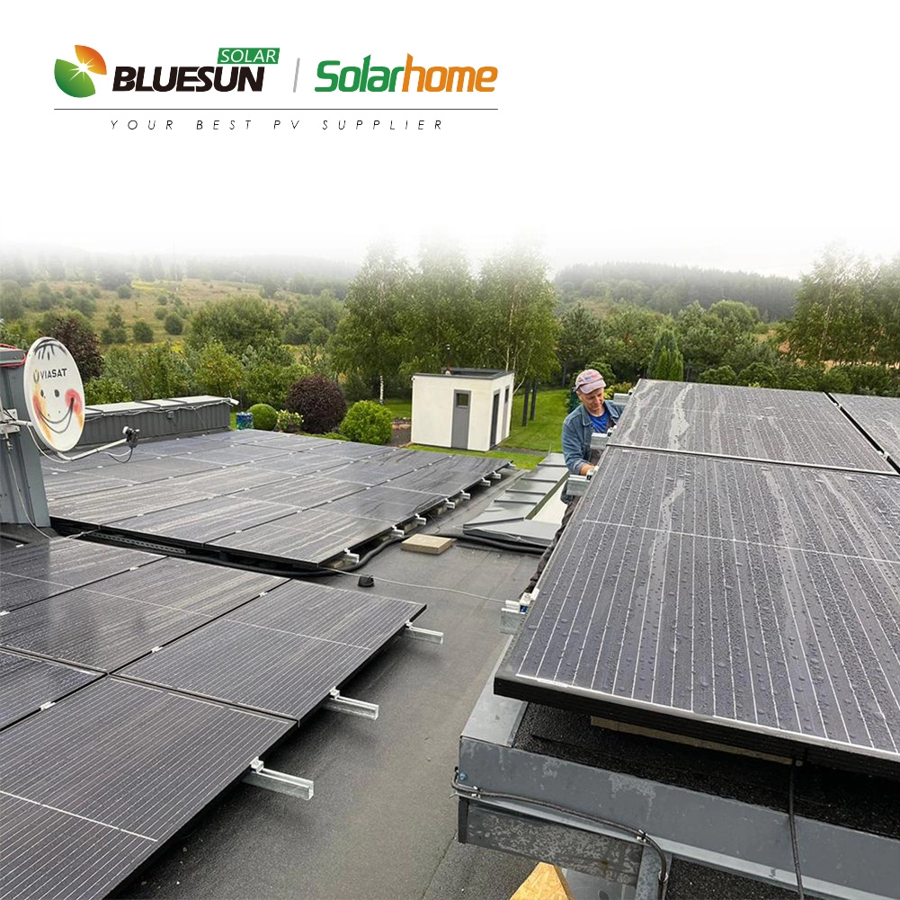 Bluesun 5KW 10KW Off-Grid Solar Energy System Thuis Ononderbroken Power to levert Rural Area Island