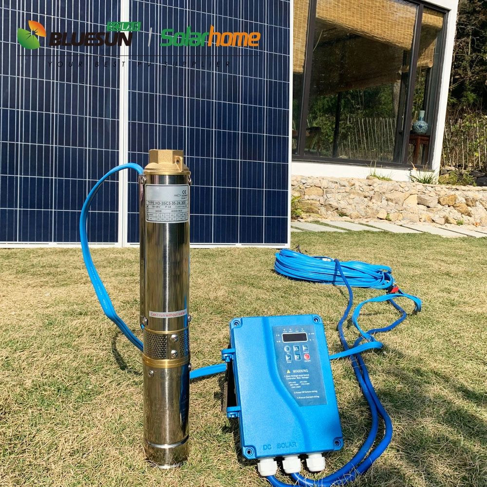 CE-gecertificeerd 1500 W 2HP Solar Water Pump 48 V Deep Well DC Solar Pomp System in Afrika