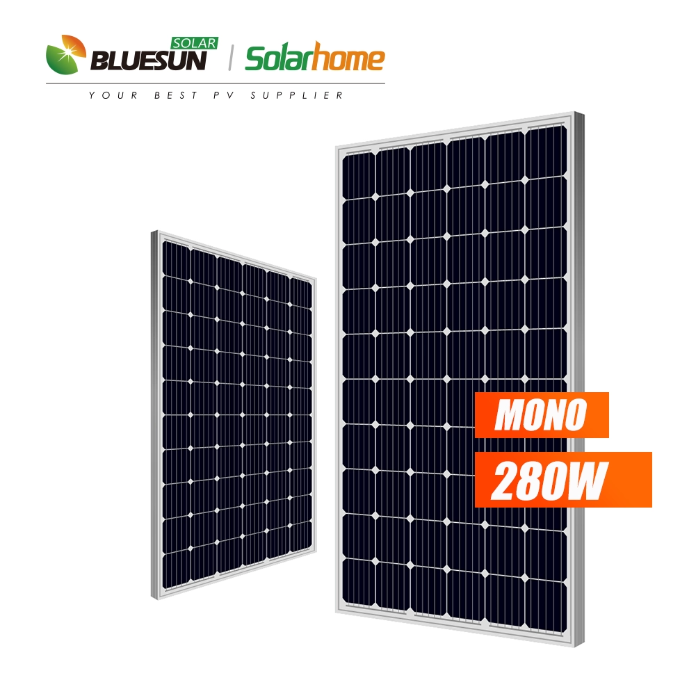 Bluesun Mono Solar Panel 60 Cellen Serie 270W 275Watt 280WP 285 W Solar Module