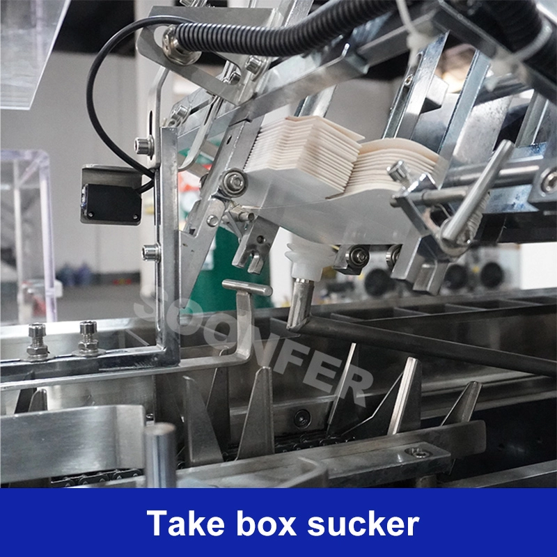 Automatische smll voedsel sigaret zoete koekjes thee kartonnen doos verpakking verpakkingsmachine