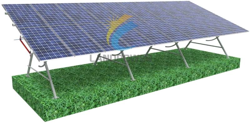 In hoek verstelbare grondmontage op zonne-energie