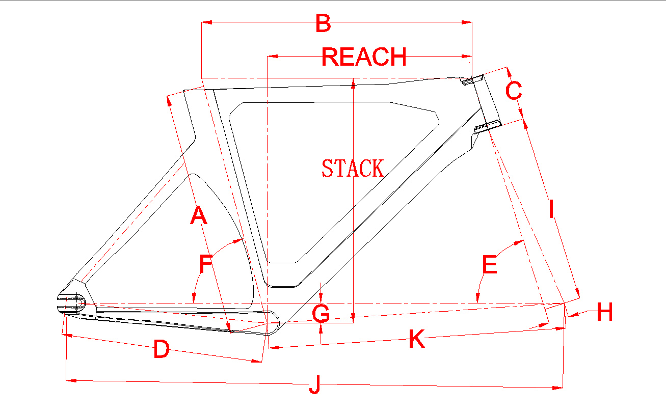 Fixed Gear Design Bike Frame
