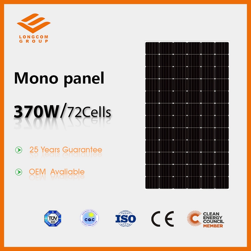 144-Cells Monokristallijn Half Cell Zonnepaneel 405W met TUV, CE, ISO, CQC