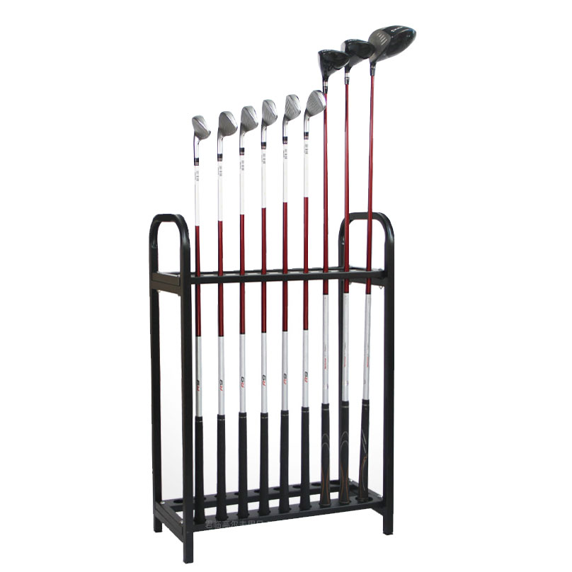 Golf 18-hole club rack