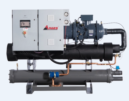 Schroef industrieel waterkoelersysteem voor lage temperaturen AGS-080WSL