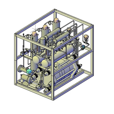 250 m³ waterstofgenerator voor buiten (elektrolyse voor de productie van waterstof)