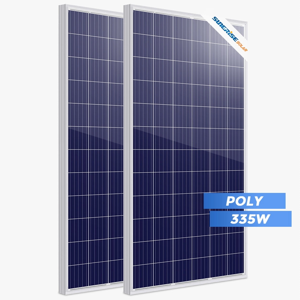 72cell Poly 335 watt Zonnepaneel Specificaties: