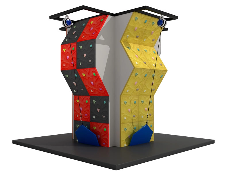 Rotsklimmen Modulaire panelen Boulderen muren met automatische zekering