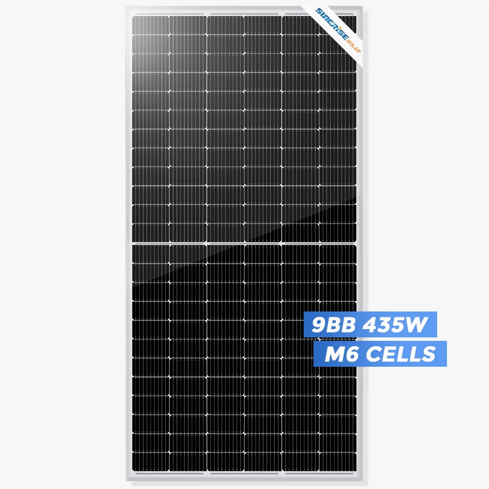 9BB PERC Mono 435 Watt zonnepaneel met hoog rendement