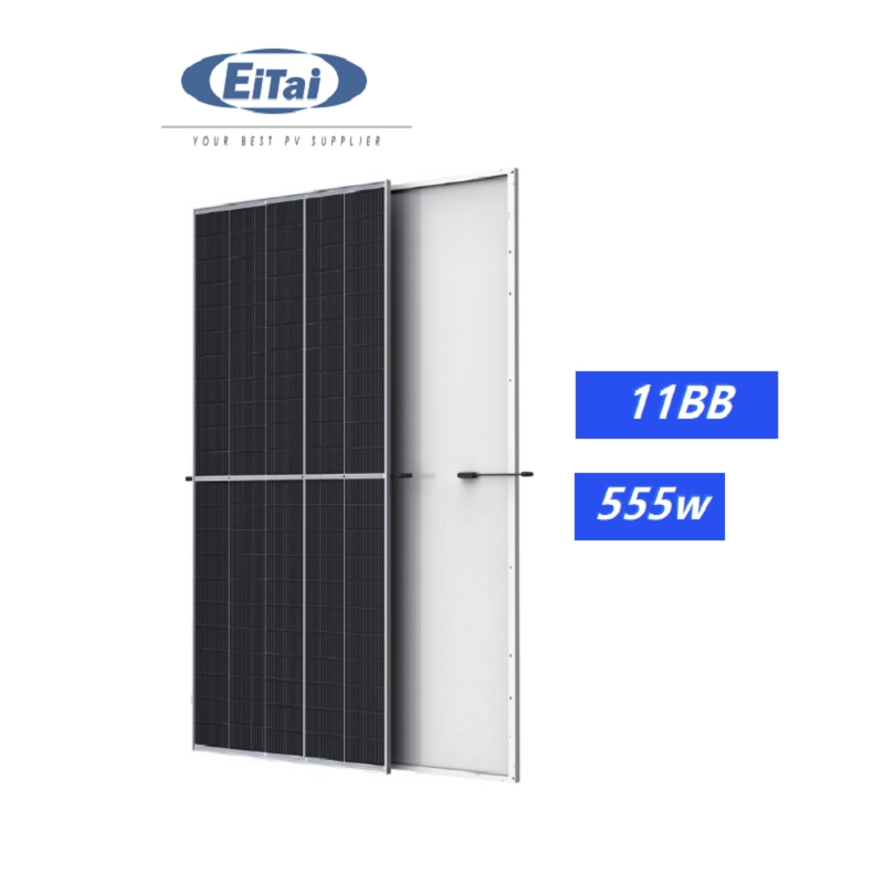 EITAI PERC Fotovoltaïsche 530W-panelen Half gesneden 555W-zonnepaneel