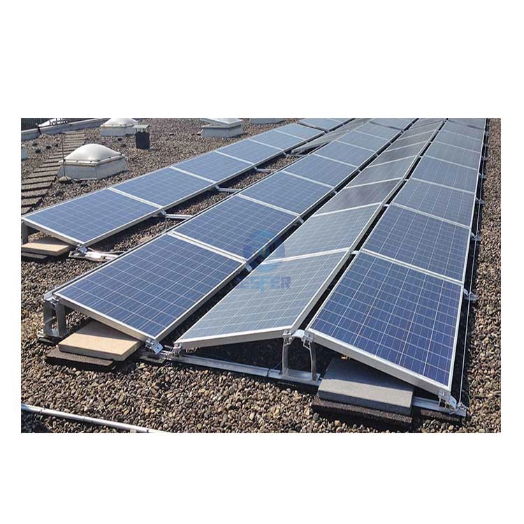 East West Solar Ballasted Montagesysteem