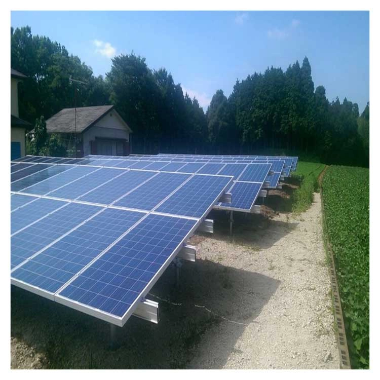 Dubbelpolige zonne-bifacial zonne-aluminium fotovoltaïsche grond montagebeugel