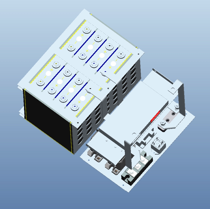 25.6V105Ah LiFePO4-accu voor schrobzuigmachines, veegmachines, schrobzuigmachines enz.