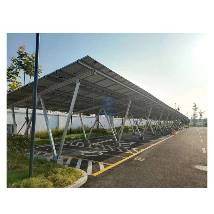Conventionele garages W Type luifels Solar Carport Montagesysteem