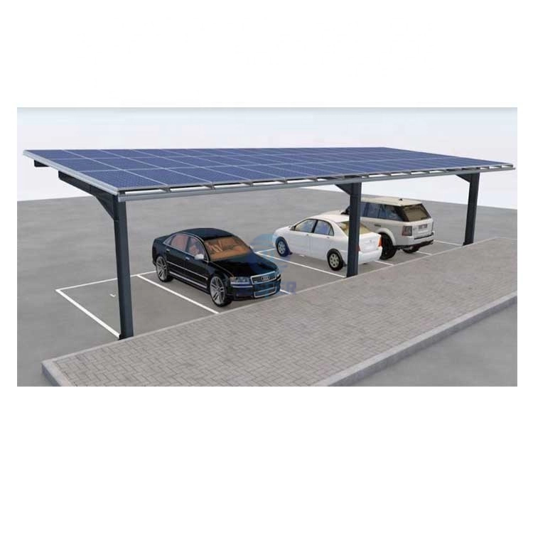 L Type weerbestendig zonne-PV Carport-systeem van koolstofstaal