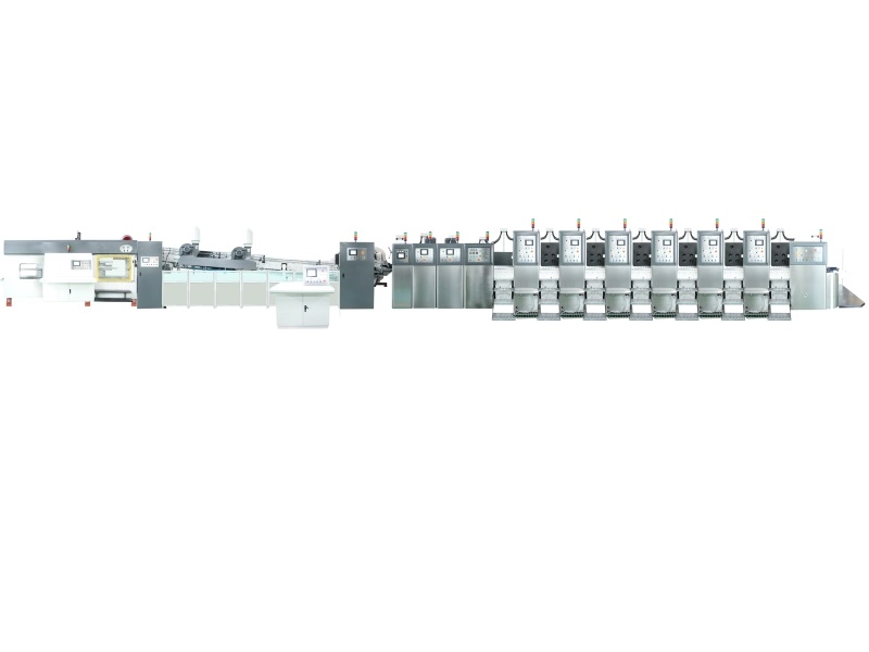 Keshenglong KL Automatische golfkartonnen doos die drukmachine maakt