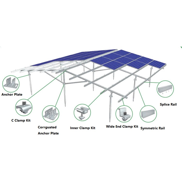 GM06 Solar Ground-montagebeugelsysteem