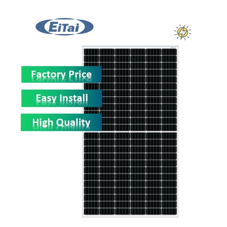 EITAI 455W Zonnepaneel PV 144 Cellen Half Cut Mono Module Prijzen
