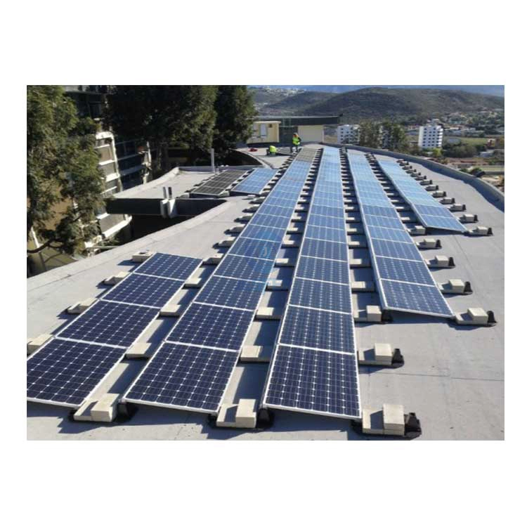 Plat dak zonne-PV geballast montagesysteem