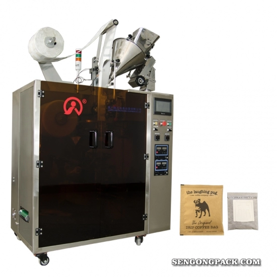 C19DF Druppelzakverpakkingsmachine Indonesië Java Arabica-koffie voor met buitenste envelop