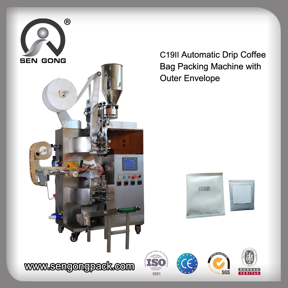 C19II Drip Coffee Satchel Bag Verpakkingsmachine