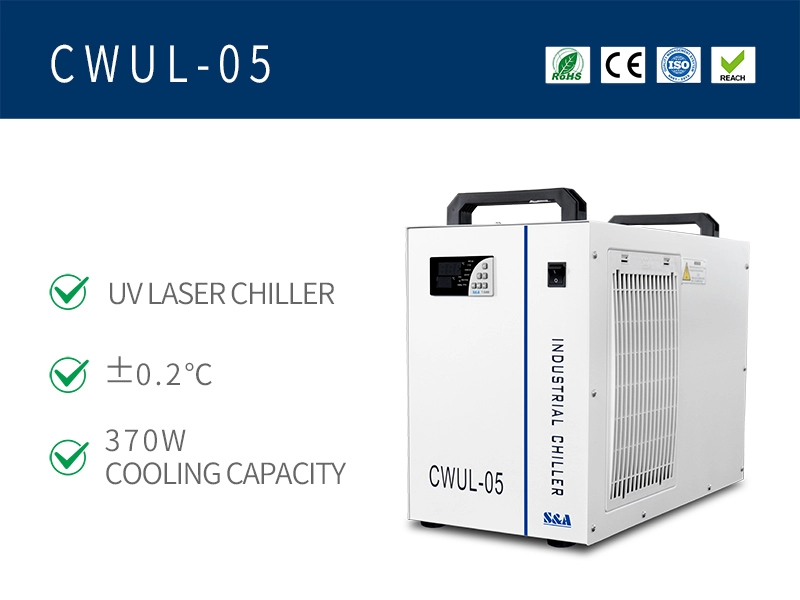 Hoge precisie UV-laser waterkoelers CWUL-05 met een lange levensduur