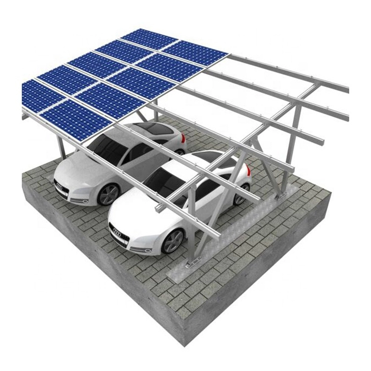 Zonne-aluminium structuur carport montagerek pv carport montagebeugels