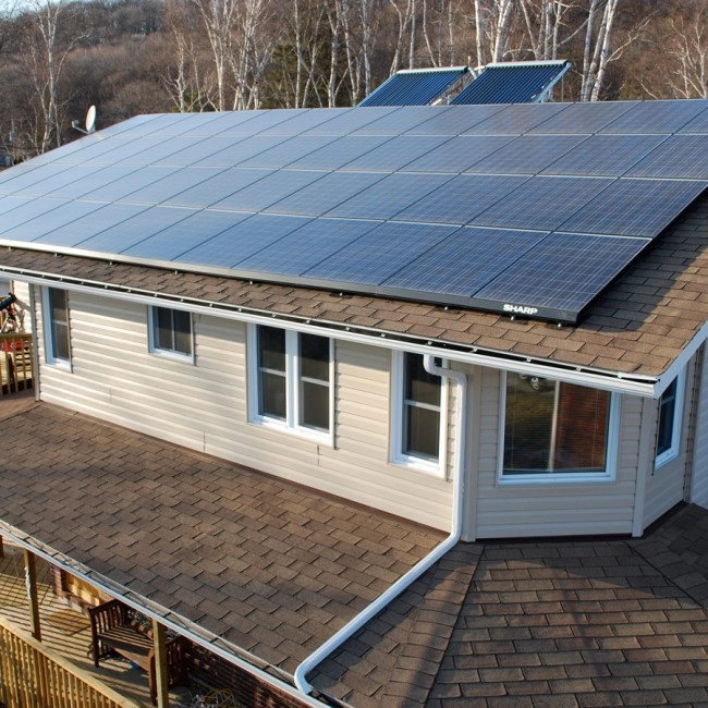 10k Watt Home Hernieuwbare Energie Zonne-energiesysteem