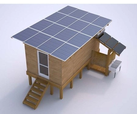 4kw thuisgebruik off-grid zonne-PV-paneel Energy Power System Kit