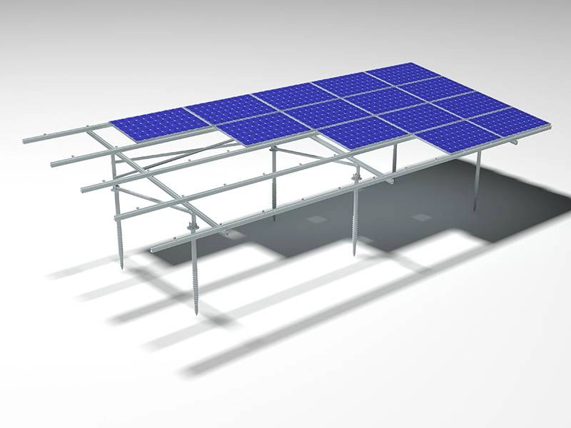MRac Pro PGT4 Op de grond gemonteerde zonnestructuur