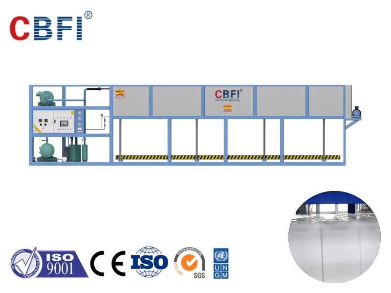 CBFI 15 ton per 24 uur automatische blokijsmachine