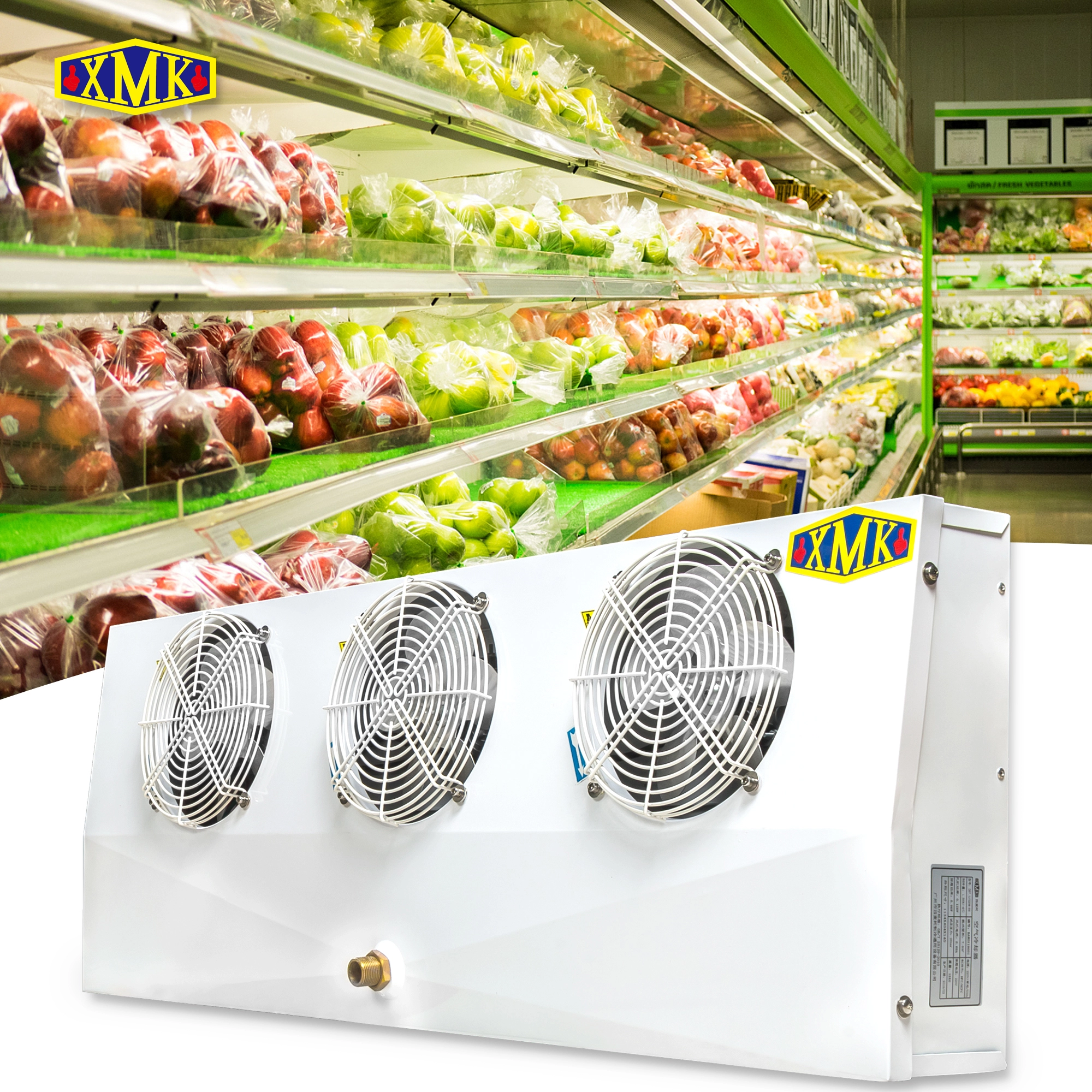 DE serie supermarkt koude opslag koelkast verdampers