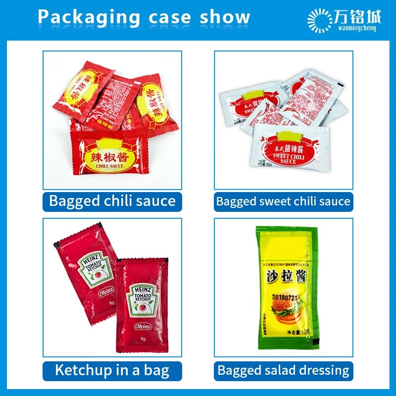 Aangepaste 1ml-100ml vloeibare verpakkingsmachine honing, ketchup vloeibare kwantitatieve verpakkingsmachine