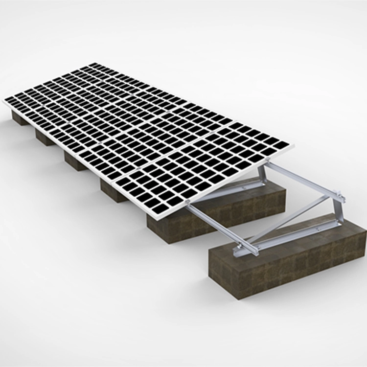 Montagesets voor plat dak op zonne-energie
