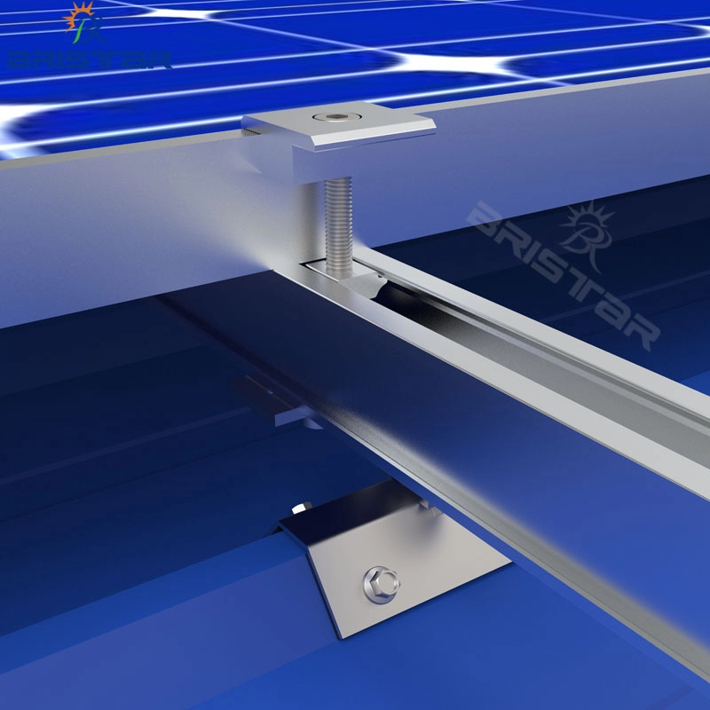 Zonnepaneelbevestigingen voor metalen dak