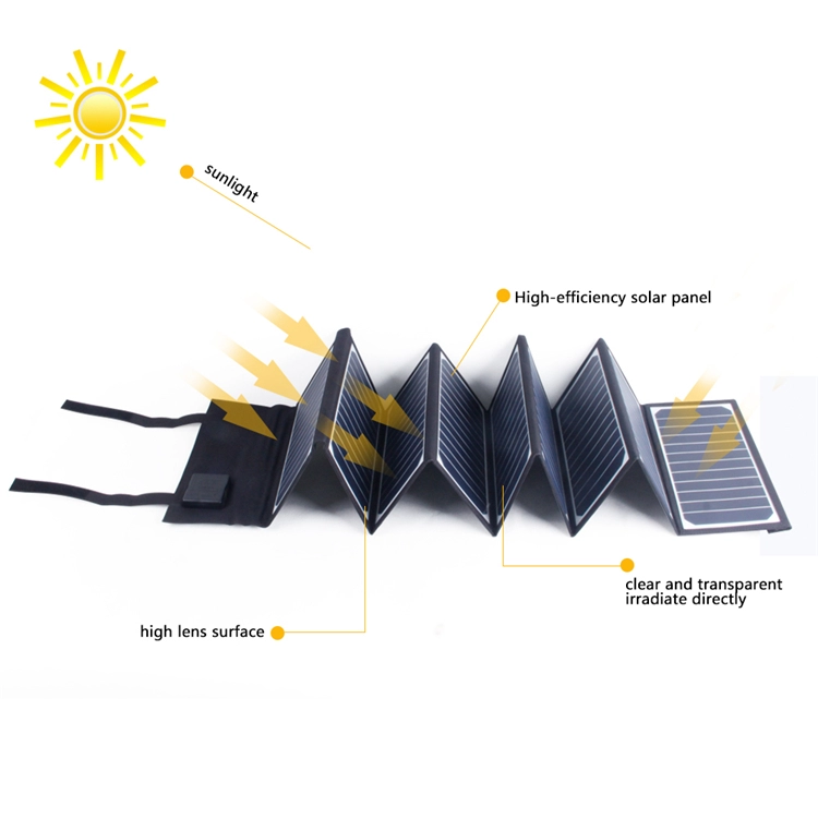 60 W waterdicht flexibel zonnepaneel opladen voor telefoon en tablet-pc