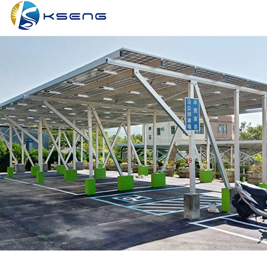 Waterdichte op zonne-carport gemonteerde beugel voor commerciële parkeerplaatsen