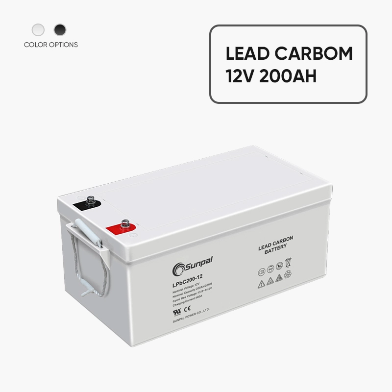 12V Deep Cycle 200Ah Off Grid Electric Home Solar Lead Carbon Battery