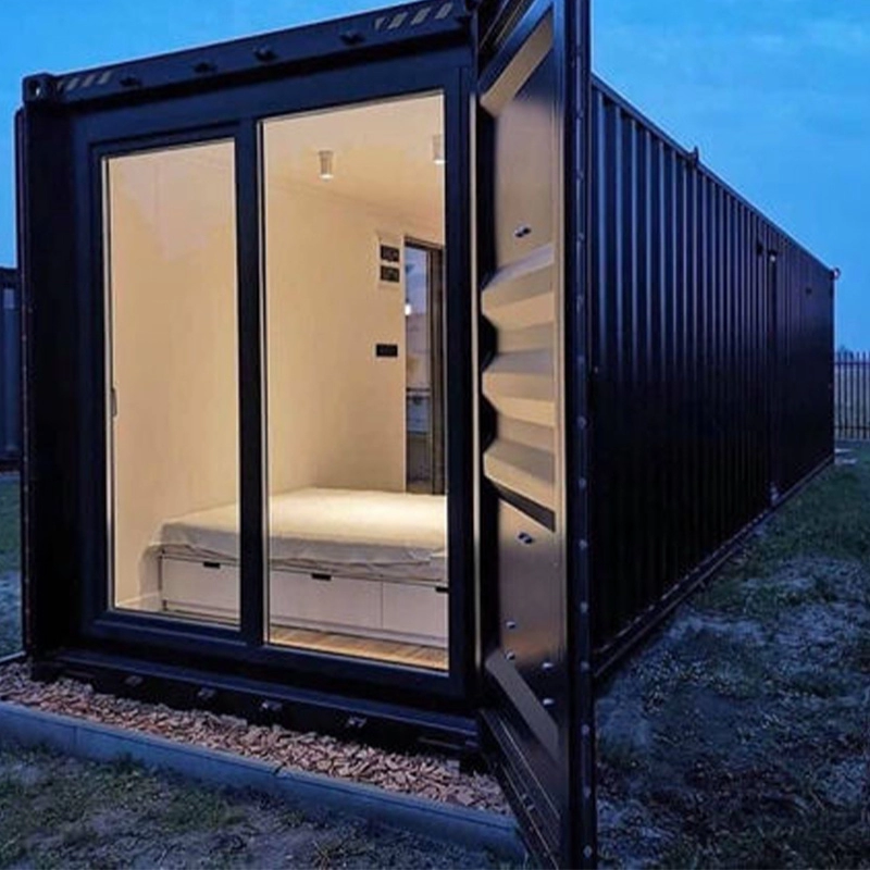 Gefabriceerd mobiel containerhuis Prefabhuizen met 2 slaapkamers