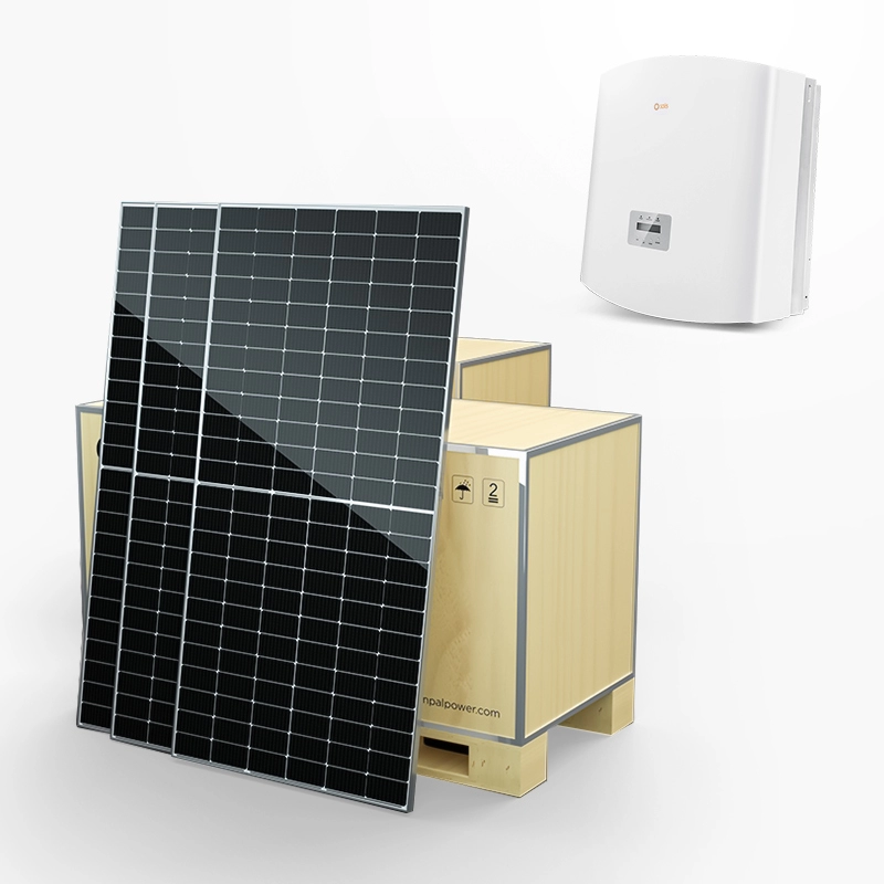 Commercieel op raster zonnepaneel PV-energiesysteemkit