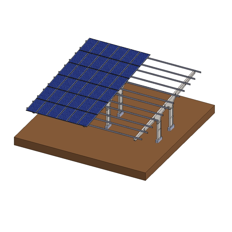 Gegalvaniseerde stalen carport-constructies voor zonne-energie residentieel