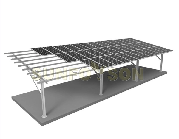Cantilever Type Solar Carport Montage: