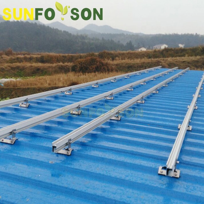 Hoogwaardige aluminium rail op zonne-energie voor installatie van zonnepanelen