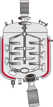 1000L vloeibare was homogeniserende mixer machine