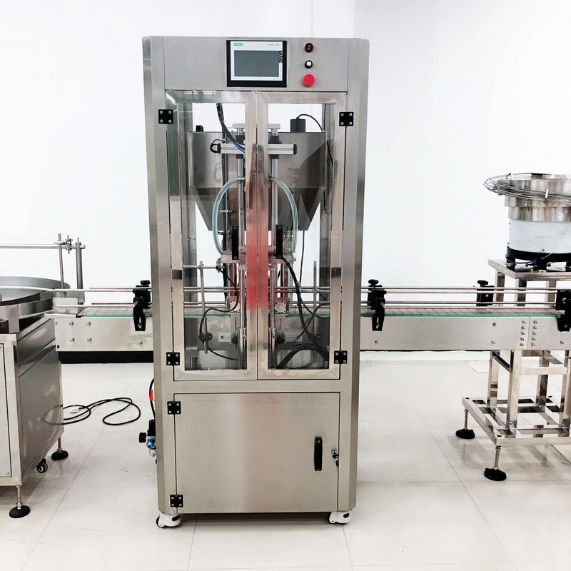 Volautomatische productielijn voor vloeibare en pasta-vulmachines;